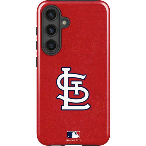 MLB St. Louis Cardinals - Solid Distressed Galaxy S24 Impact Case